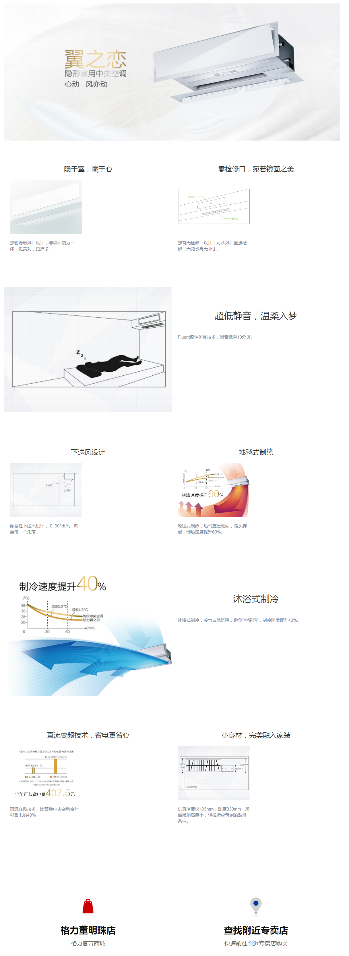 翼之恋隐形家用中央空调(图1)
